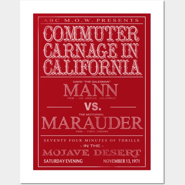 Commuter Carnage in California Wall Art by PanicMoon